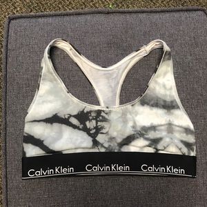 SMALL/X-SMALL Calvin Klein Tie-Dye Sports Bra